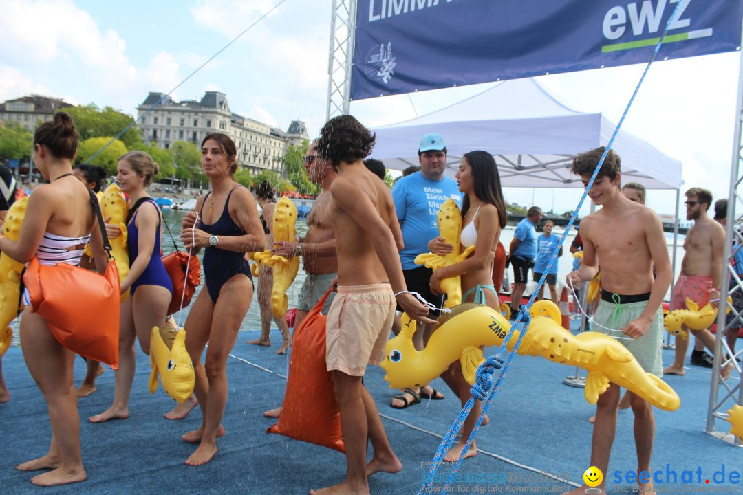 54. Zuercher Limmatschwimmen: Zuerich - Schweiz, 18.08.2018