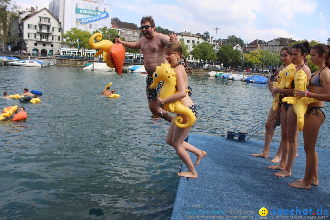 54. Zuercher Limmatschwimmen: Zuerich - Schweiz, 18.08.2018