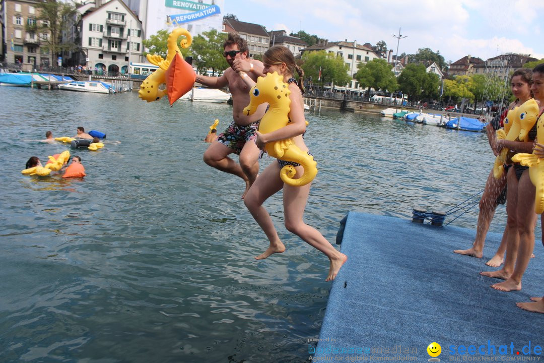 54. Zuercher Limmatschwimmen: Zuerich - Schweiz, 18.08.2018