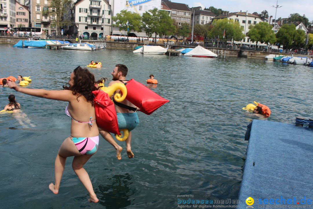 54. Zuercher Limmatschwimmen: Zuerich - Schweiz, 18.08.2018