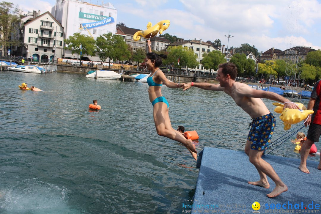 54. Zuercher Limmatschwimmen: Zuerich - Schweiz, 18.08.2018