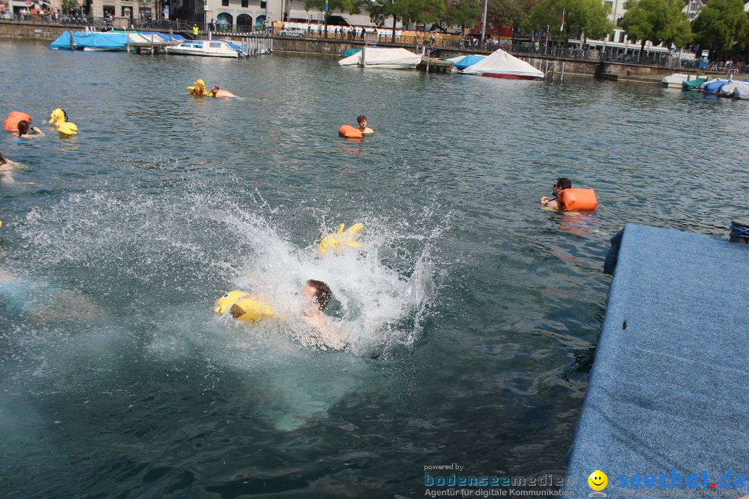 54. Zuercher Limmatschwimmen: Zuerich - Schweiz, 18.08.2018