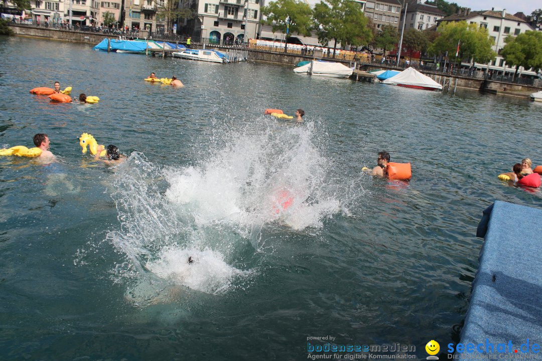 54. Zuercher Limmatschwimmen: Zuerich - Schweiz, 18.08.2018