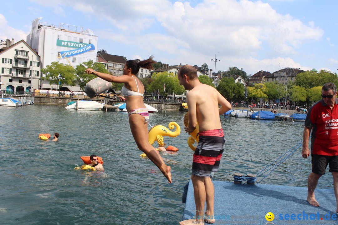 54. Zuercher Limmatschwimmen: Zuerich - Schweiz, 18.08.2018