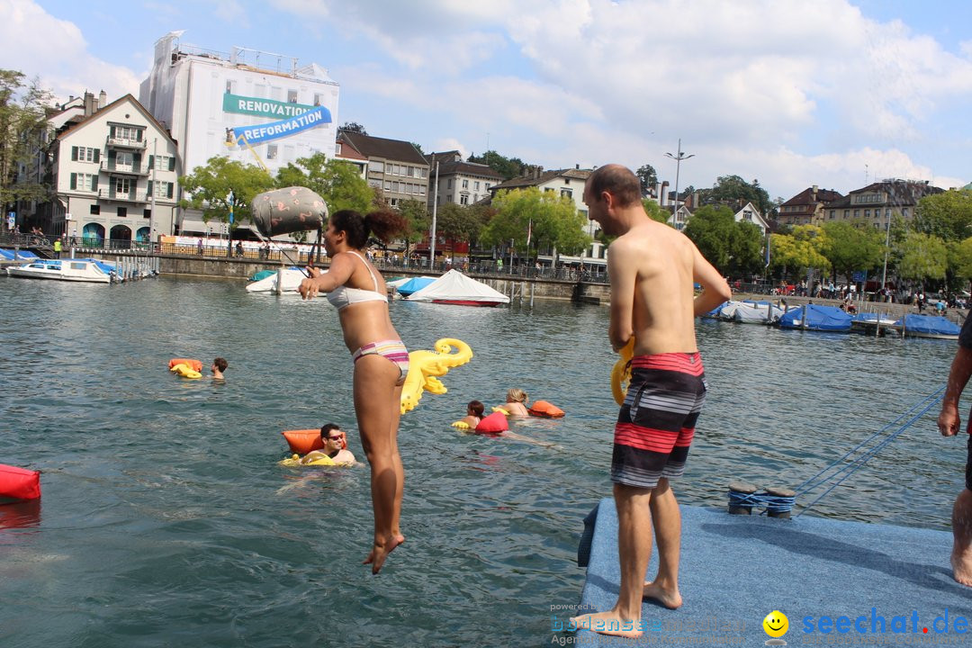 54. Zuercher Limmatschwimmen: Zuerich - Schweiz, 18.08.2018