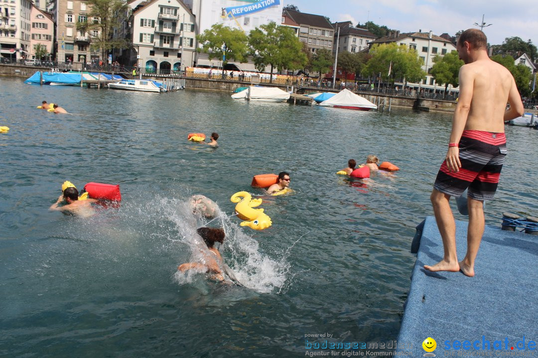 54. Zuercher Limmatschwimmen: Zuerich - Schweiz, 18.08.2018