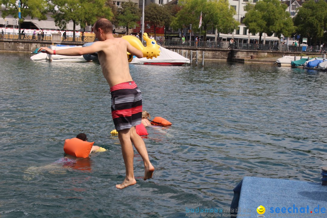 54. Zuercher Limmatschwimmen: Zuerich - Schweiz, 18.08.2018