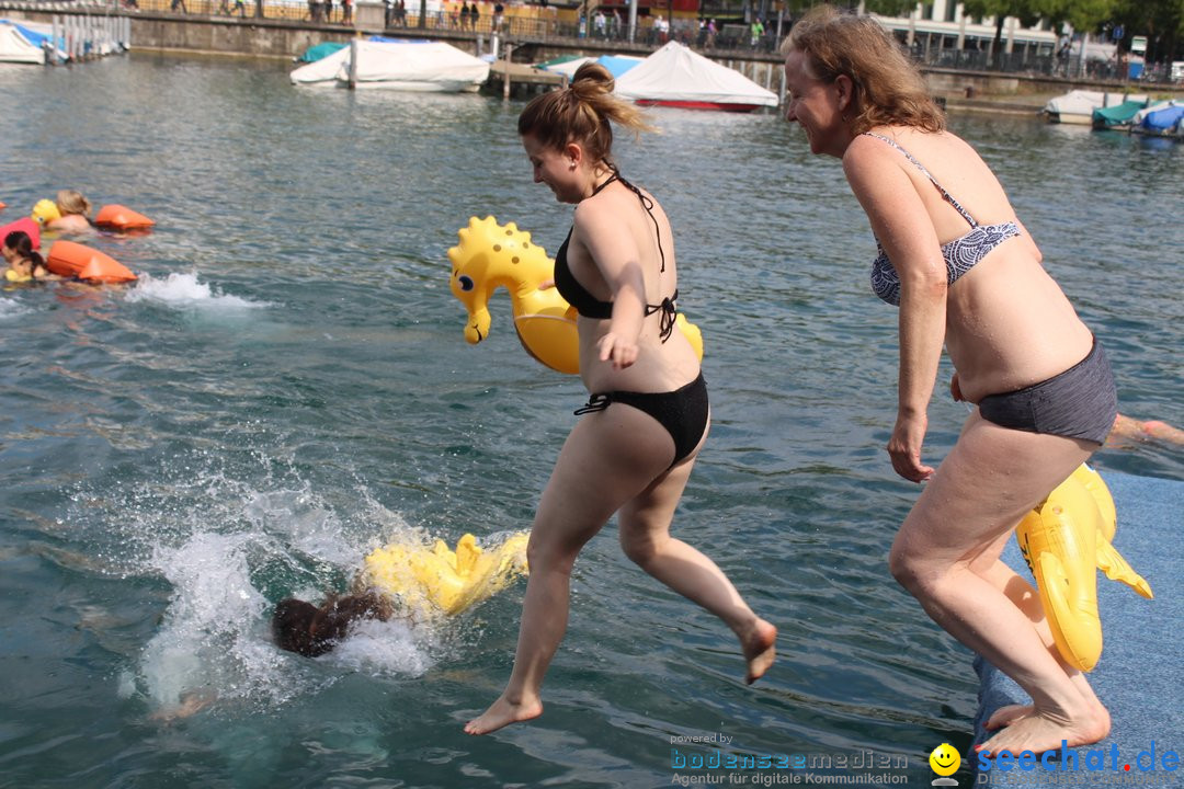 54. Zuercher Limmatschwimmen: Zuerich - Schweiz, 18.08.2018