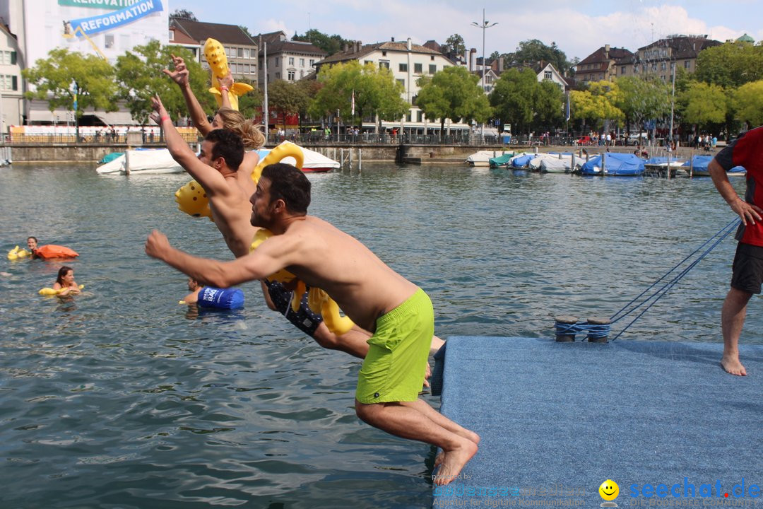 54. Zuercher Limmatschwimmen: Zuerich - Schweiz, 18.08.2018