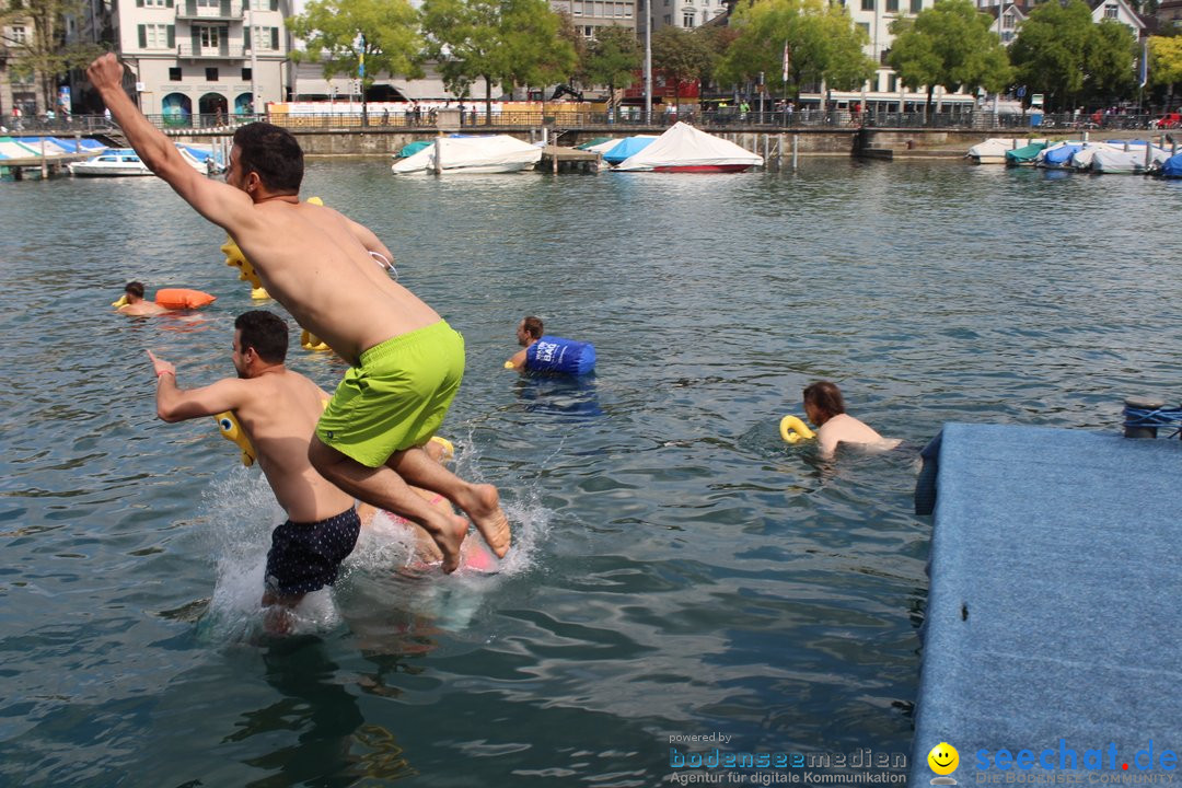 54. Zuercher Limmatschwimmen: Zuerich - Schweiz, 18.08.2018