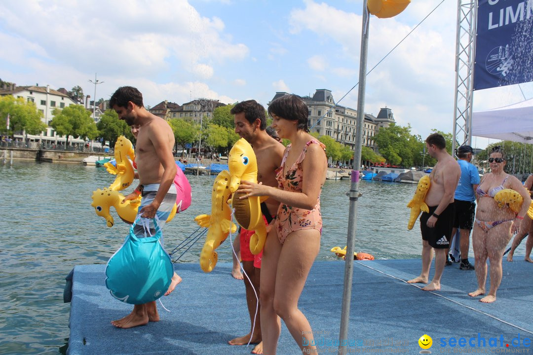 54. Zuercher Limmatschwimmen: Zuerich - Schweiz, 18.08.2018