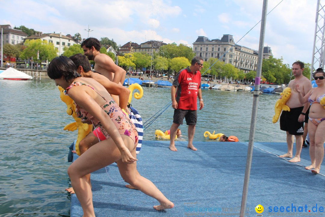 54. Zuercher Limmatschwimmen: Zuerich - Schweiz, 18.08.2018