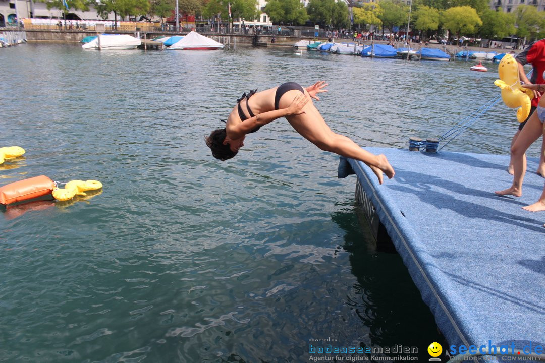 54. Zuercher Limmatschwimmen: Zuerich - Schweiz, 18.08.2018