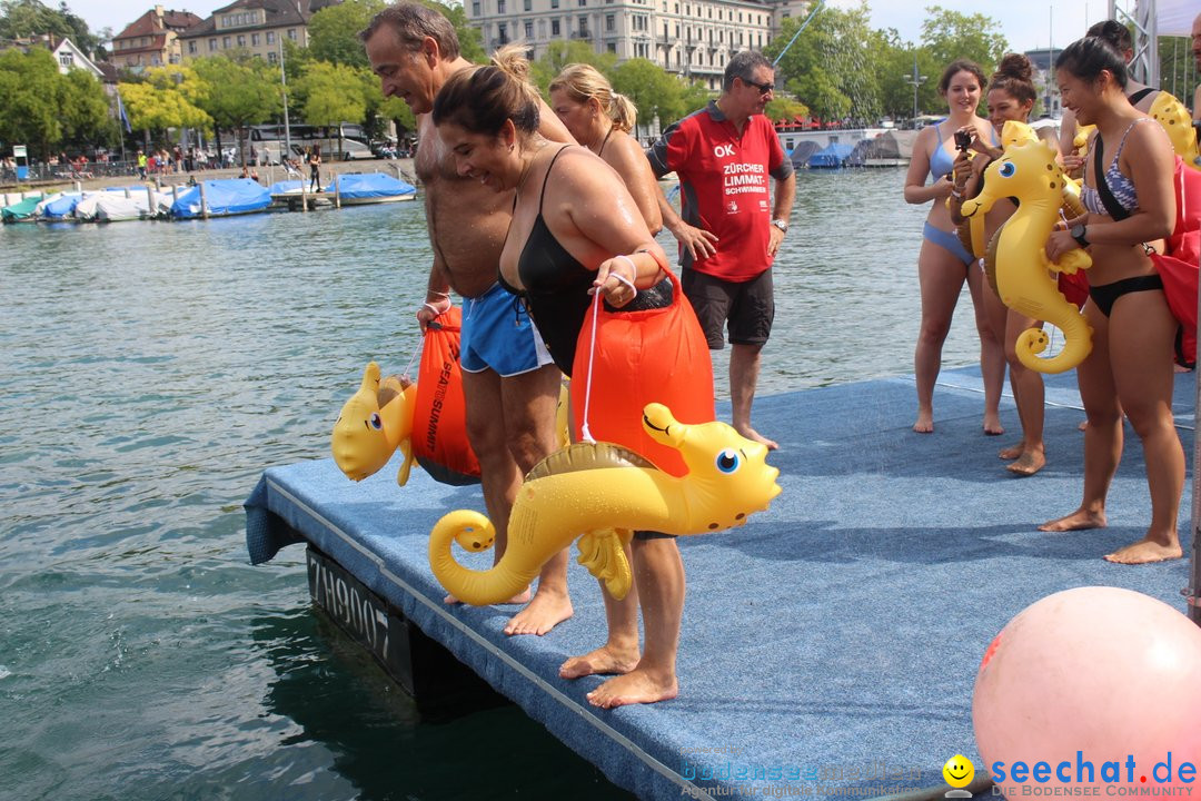 54. Zuercher Limmatschwimmen: Zuerich - Schweiz, 18.08.2018