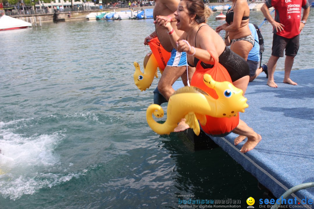 54. Zuercher Limmatschwimmen: Zuerich - Schweiz, 18.08.2018