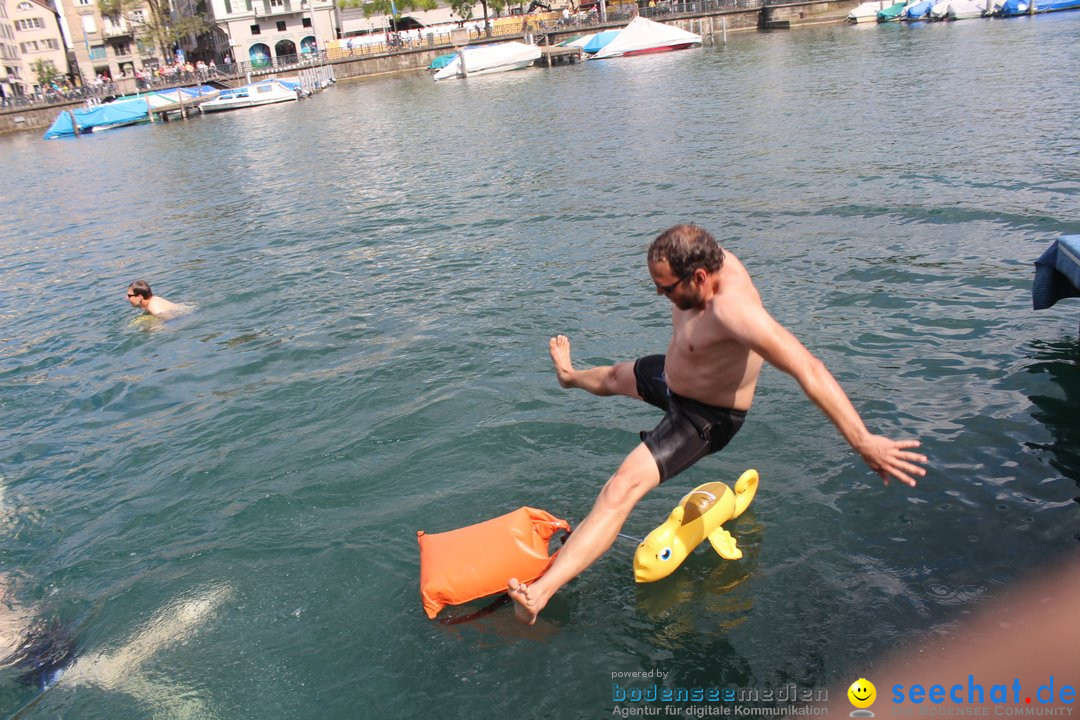 54. Zuercher Limmatschwimmen: Zuerich - Schweiz, 18.08.2018