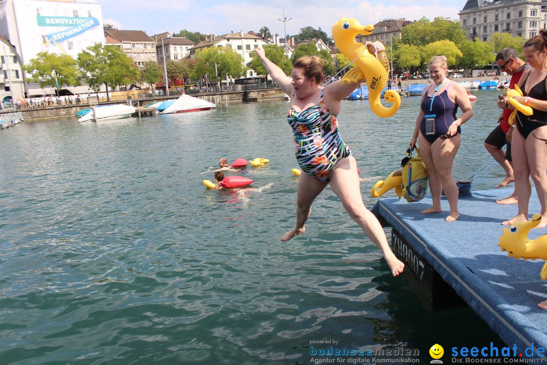 54. Zuercher Limmatschwimmen: Zuerich - Schweiz, 18.08.2018