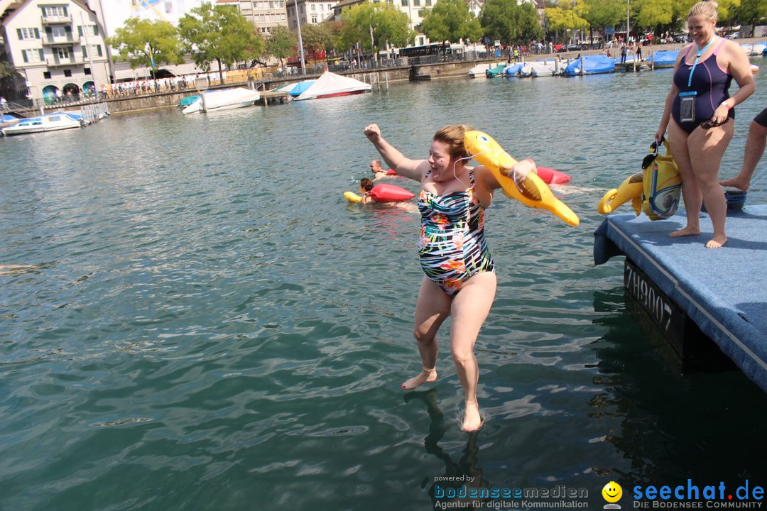 54. Zuercher Limmatschwimmen: Zuerich - Schweiz, 18.08.2018