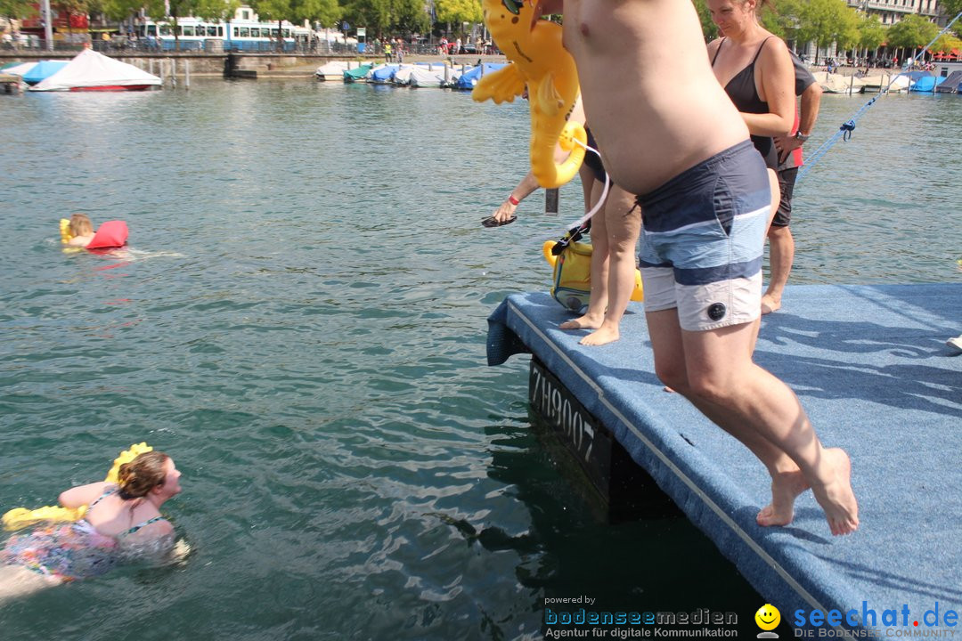 54. Zuercher Limmatschwimmen: Zuerich - Schweiz, 18.08.2018