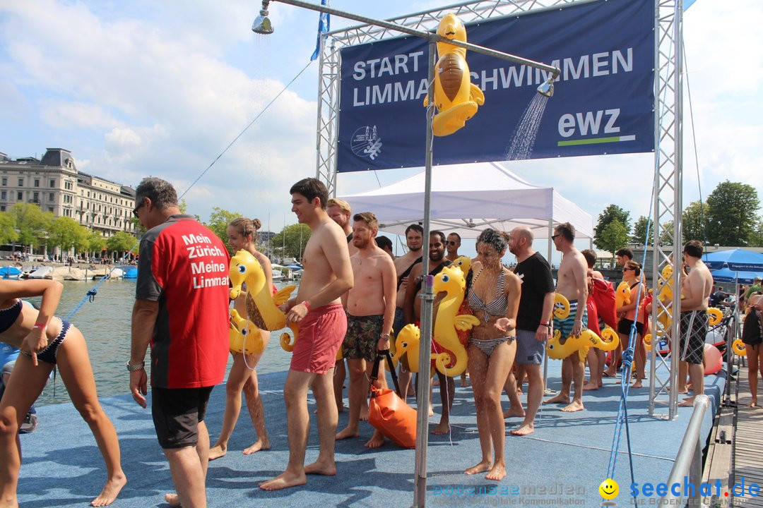 54. Zuercher Limmatschwimmen: Zuerich - Schweiz, 18.08.2018