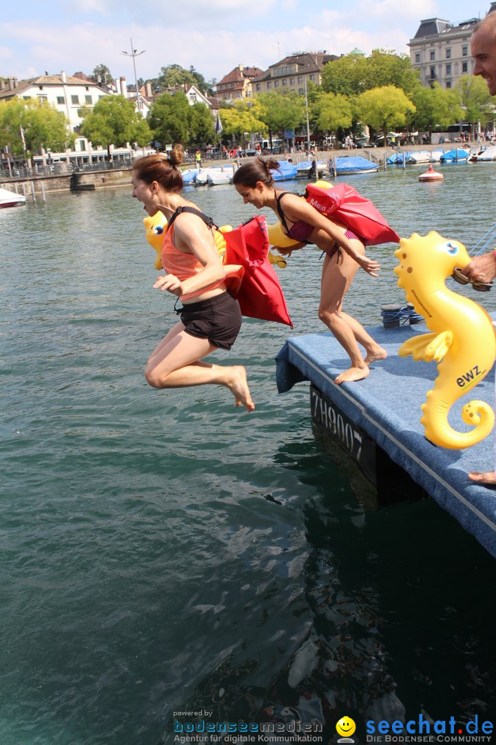 54. Zuercher Limmatschwimmen: Zuerich - Schweiz, 18.08.2018