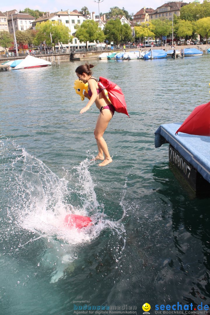 54. Zuercher Limmatschwimmen: Zuerich - Schweiz, 18.08.2018