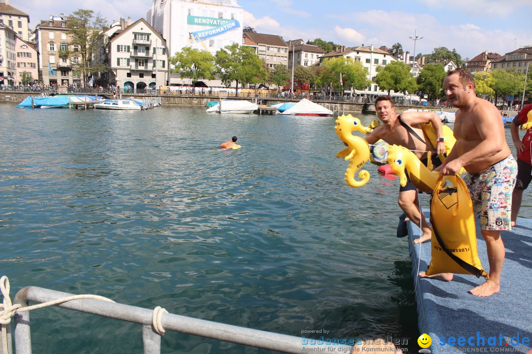 54. Zuercher Limmatschwimmen: Zuerich - Schweiz, 18.08.2018