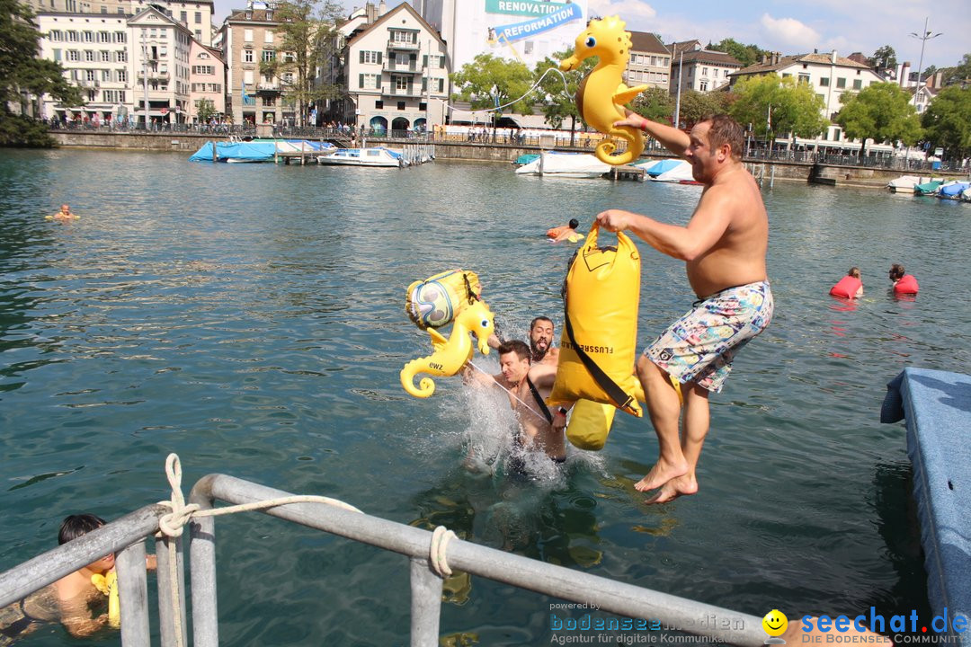 54. Zuercher Limmatschwimmen: Zuerich - Schweiz, 18.08.2018