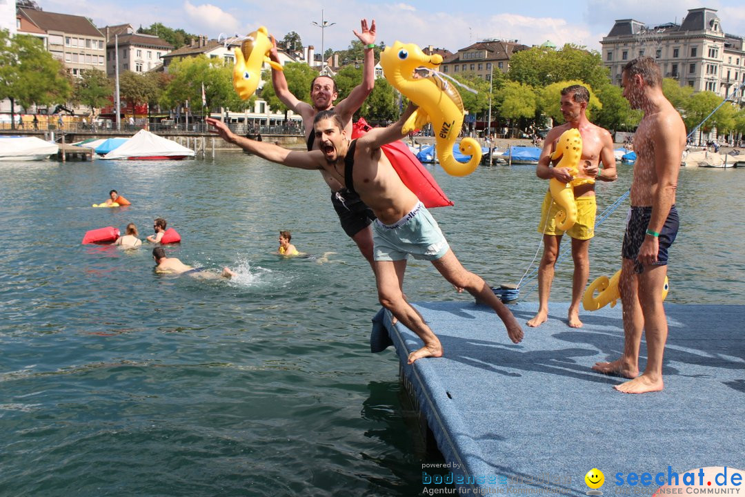 54. Zuercher Limmatschwimmen: Zuerich - Schweiz, 18.08.2018