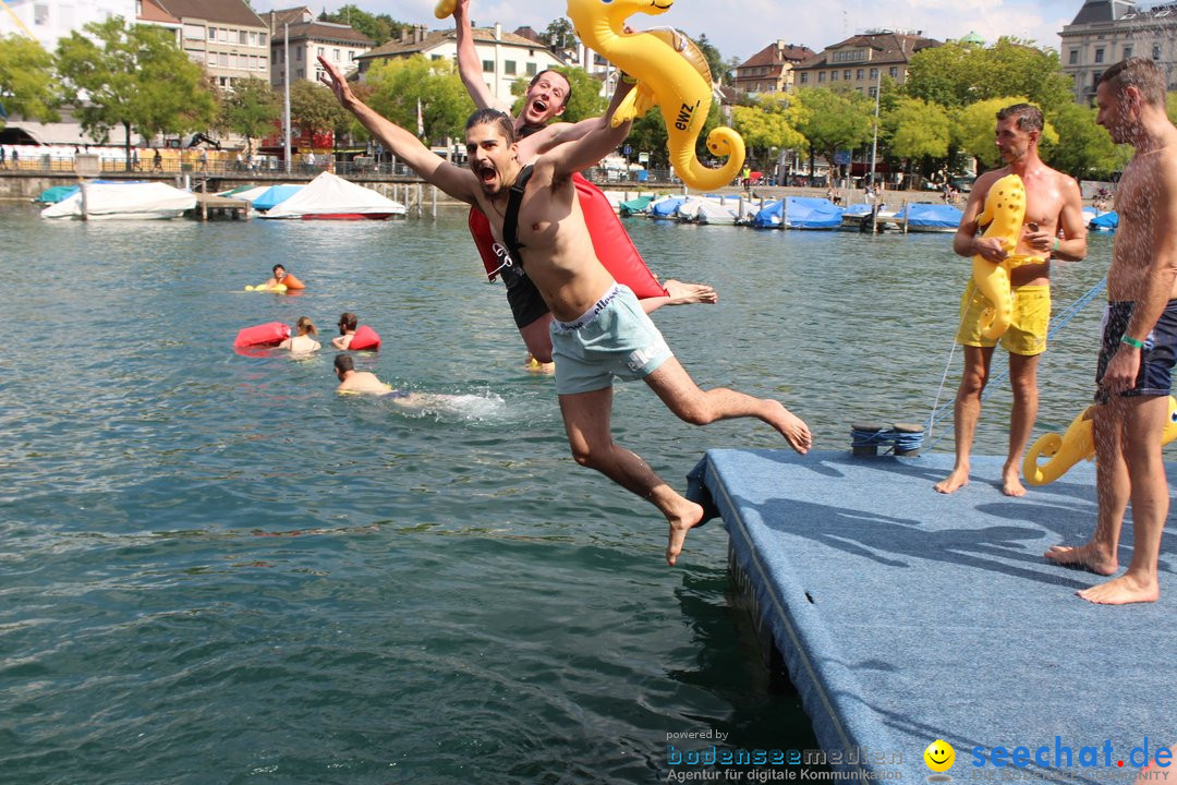 54. Zuercher Limmatschwimmen: Zuerich - Schweiz, 18.08.2018