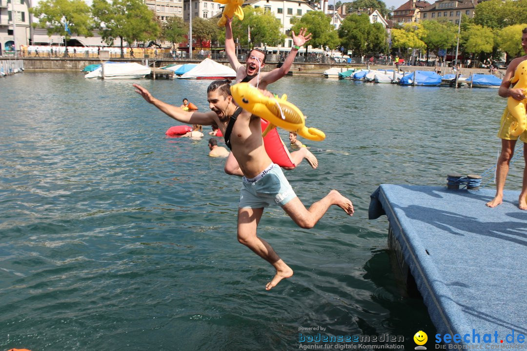 54. Zuercher Limmatschwimmen: Zuerich - Schweiz, 18.08.2018