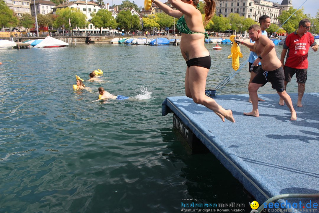 54. Zuercher Limmatschwimmen: Zuerich - Schweiz, 18.08.2018