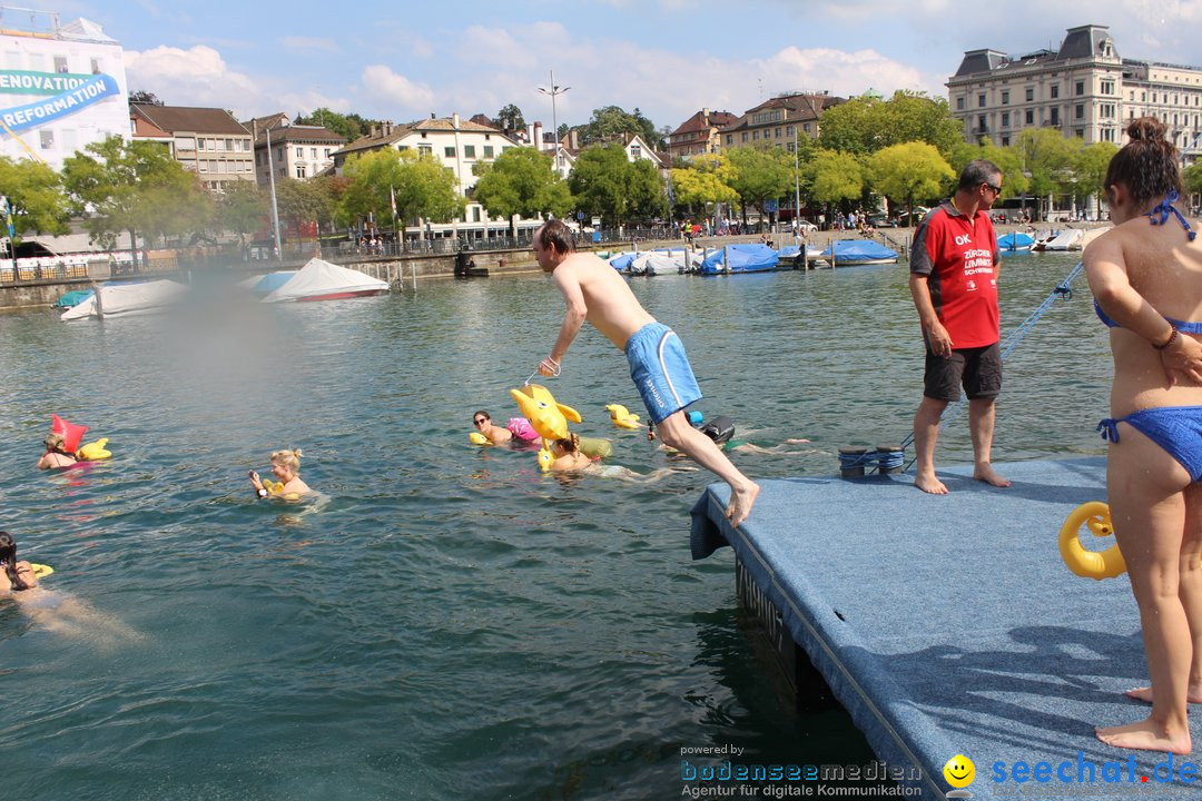 54. Zuercher Limmatschwimmen: Zuerich - Schweiz, 18.08.2018