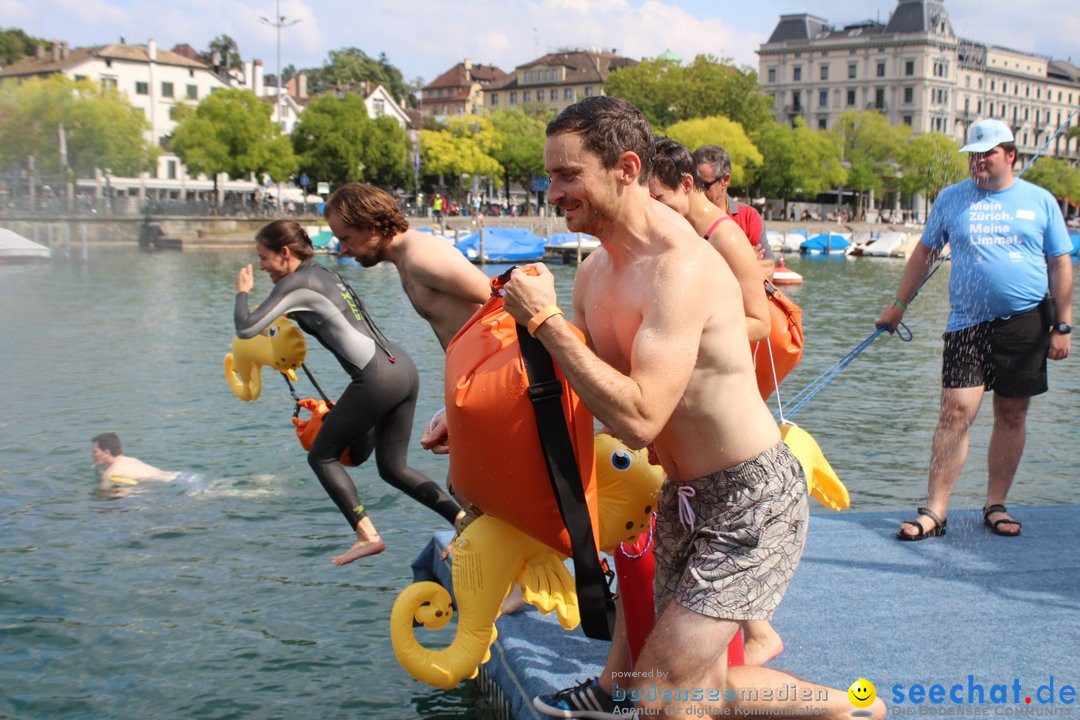 54. Zuercher Limmatschwimmen: Zuerich - Schweiz, 18.08.2018