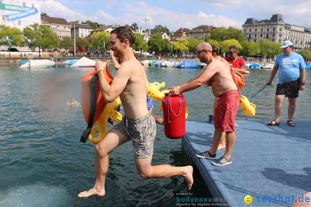 54. Zuercher Limmatschwimmen: Zuerich - Schweiz, 18.08.2018