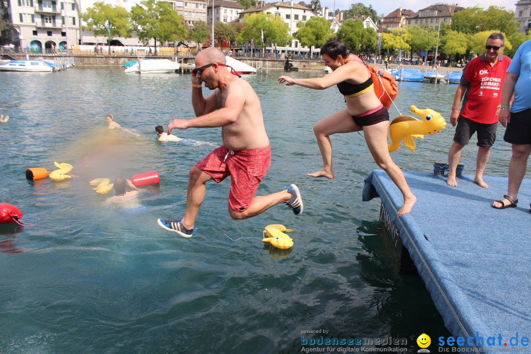 54. Zuercher Limmatschwimmen: Zuerich - Schweiz, 18.08.2018