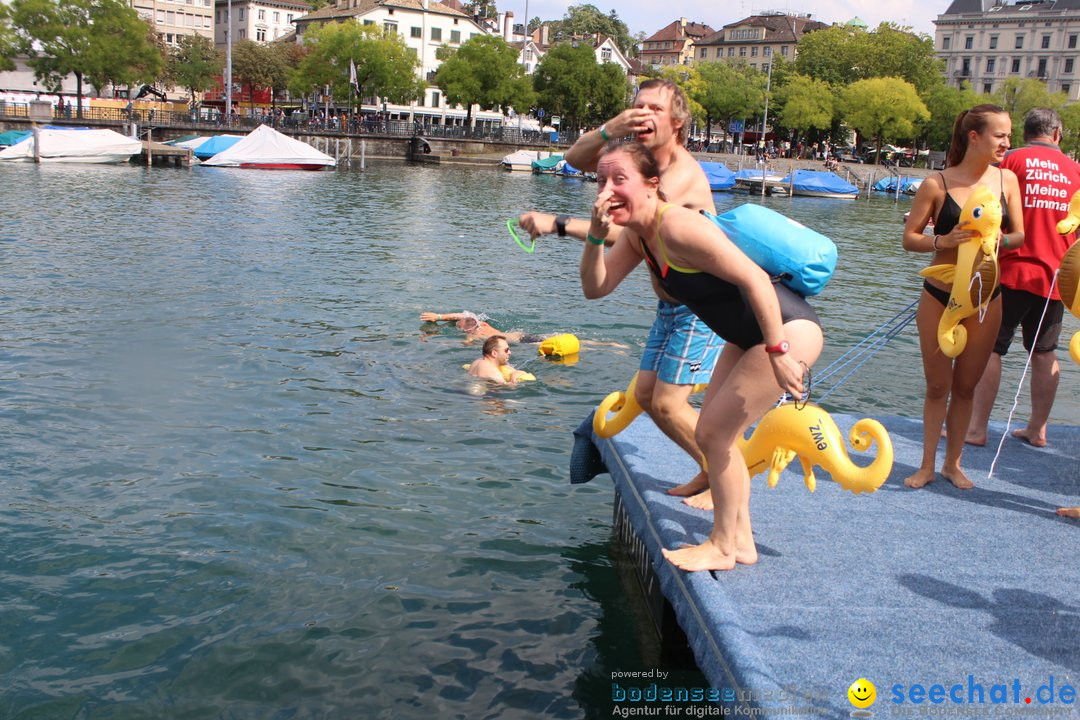 54. Zuercher Limmatschwimmen: Zuerich - Schweiz, 18.08.2018