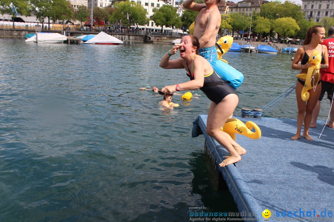 54. Zuercher Limmatschwimmen: Zuerich - Schweiz, 18.08.2018