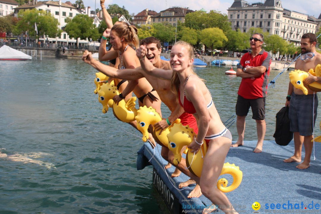 54. Zuercher Limmatschwimmen: Zuerich - Schweiz, 18.08.2018