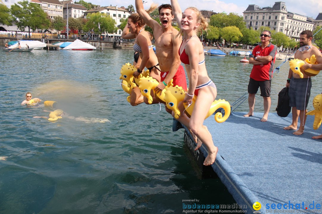 54. Zuercher Limmatschwimmen: Zuerich - Schweiz, 18.08.2018