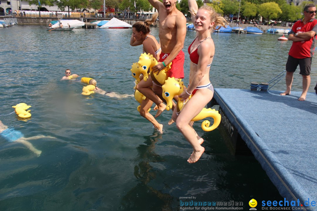 54. Zuercher Limmatschwimmen: Zuerich - Schweiz, 18.08.2018