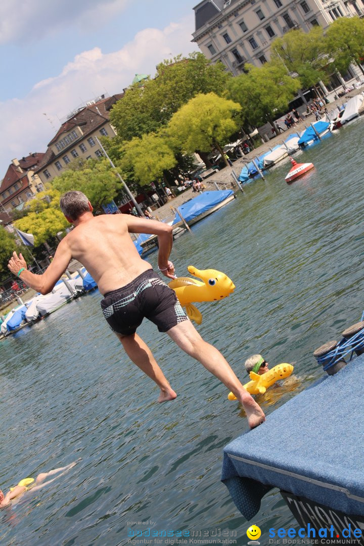 54. Zuercher Limmatschwimmen: Zuerich - Schweiz, 18.08.2018