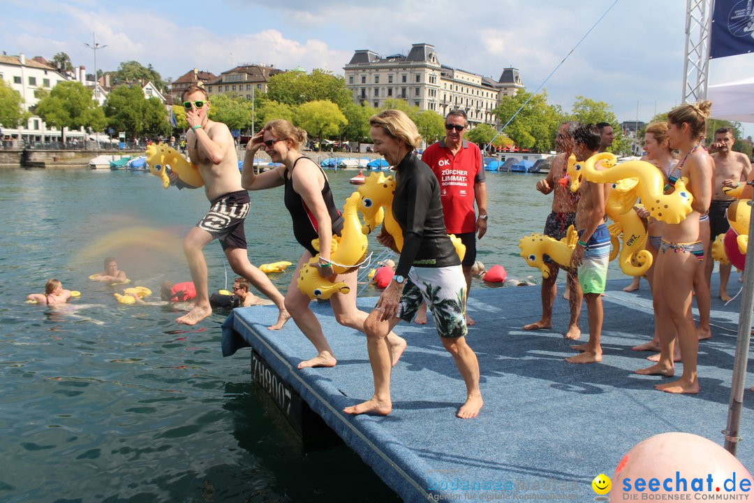 54. Zuercher Limmatschwimmen: Zuerich - Schweiz, 18.08.2018