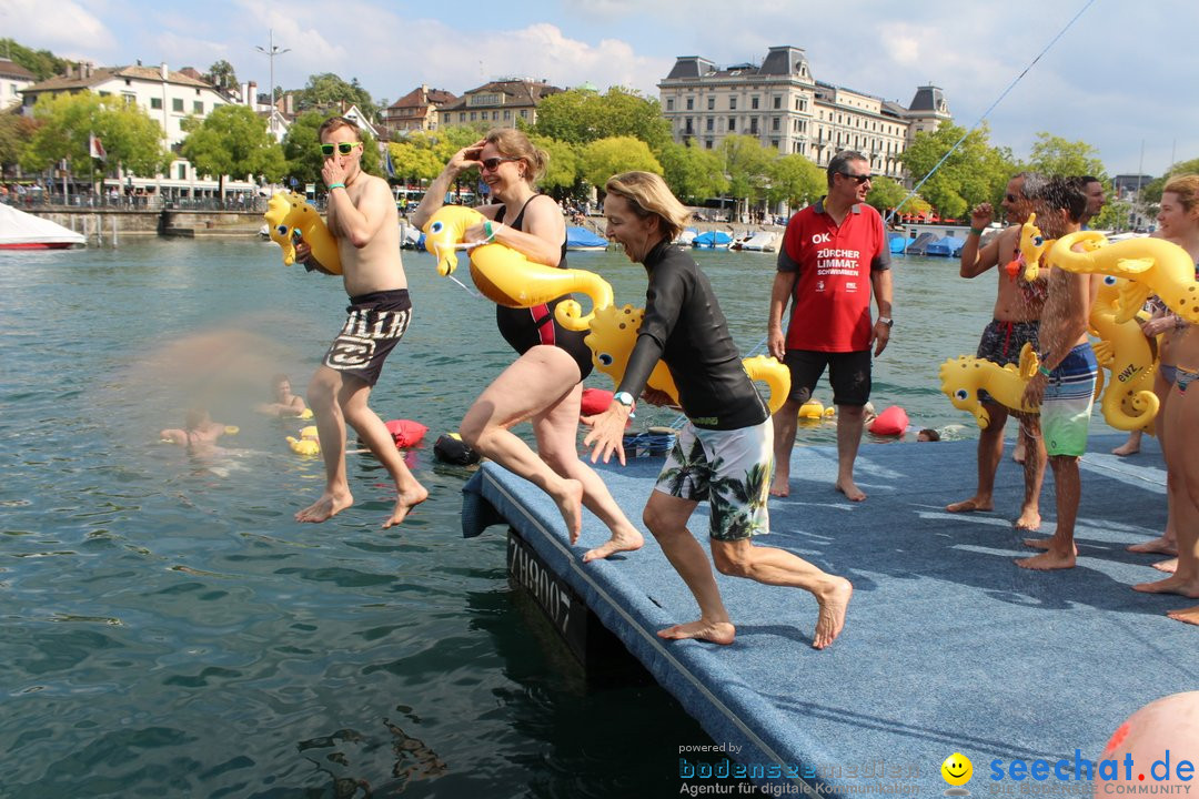 54. Zuercher Limmatschwimmen: Zuerich - Schweiz, 18.08.2018