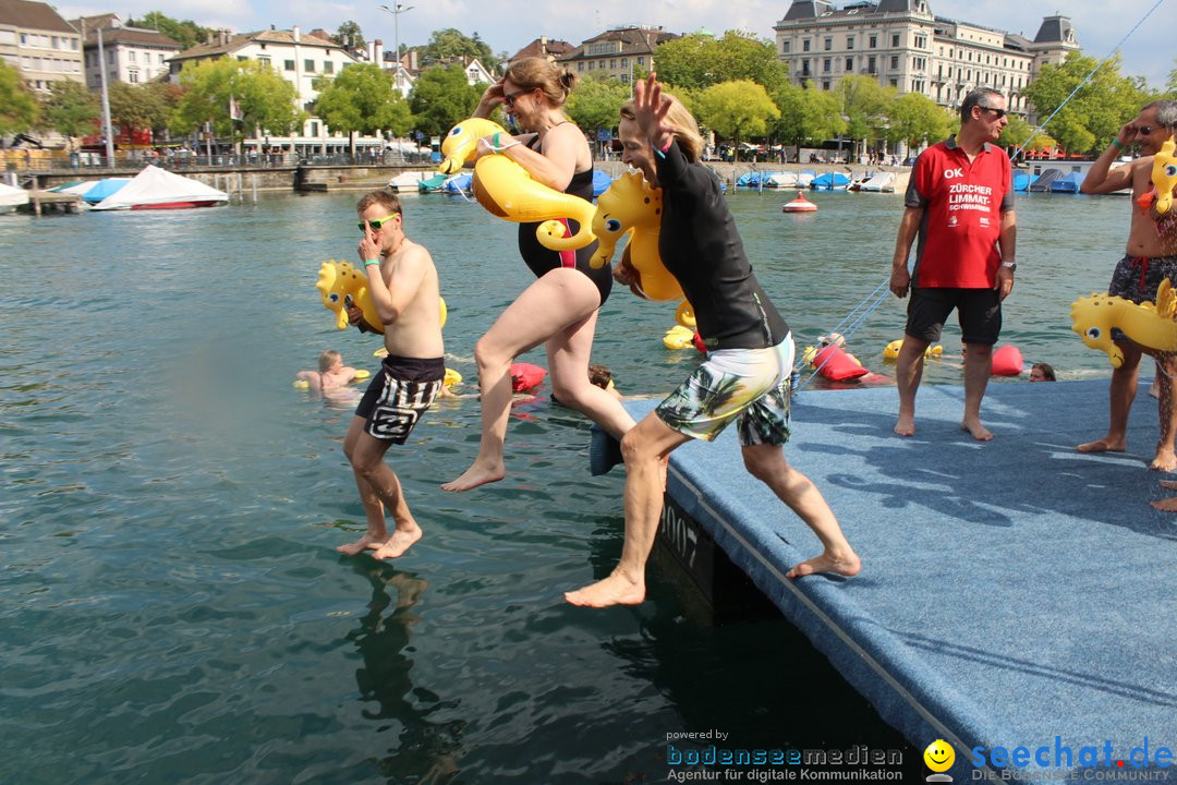 54. Zuercher Limmatschwimmen: Zuerich - Schweiz, 18.08.2018