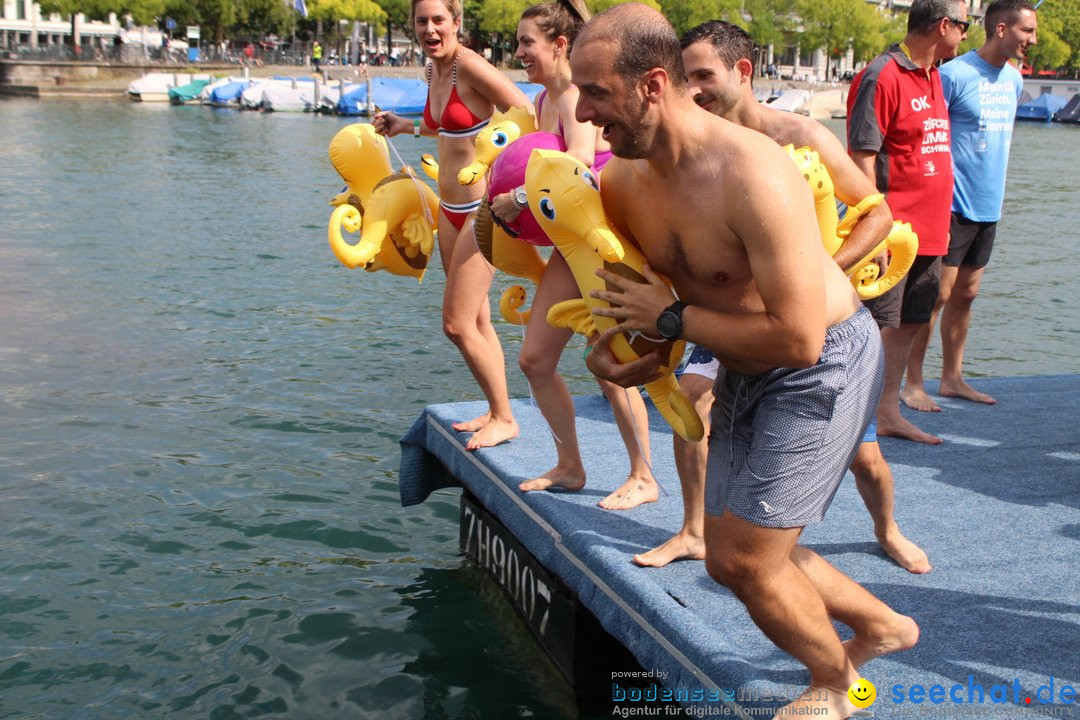 54. Zuercher Limmatschwimmen: Zuerich - Schweiz, 18.08.2018