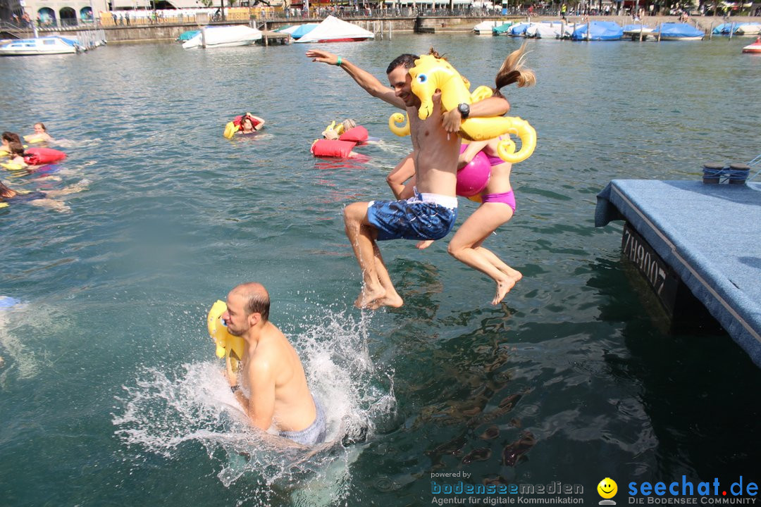 54. Zuercher Limmatschwimmen: Zuerich - Schweiz, 18.08.2018