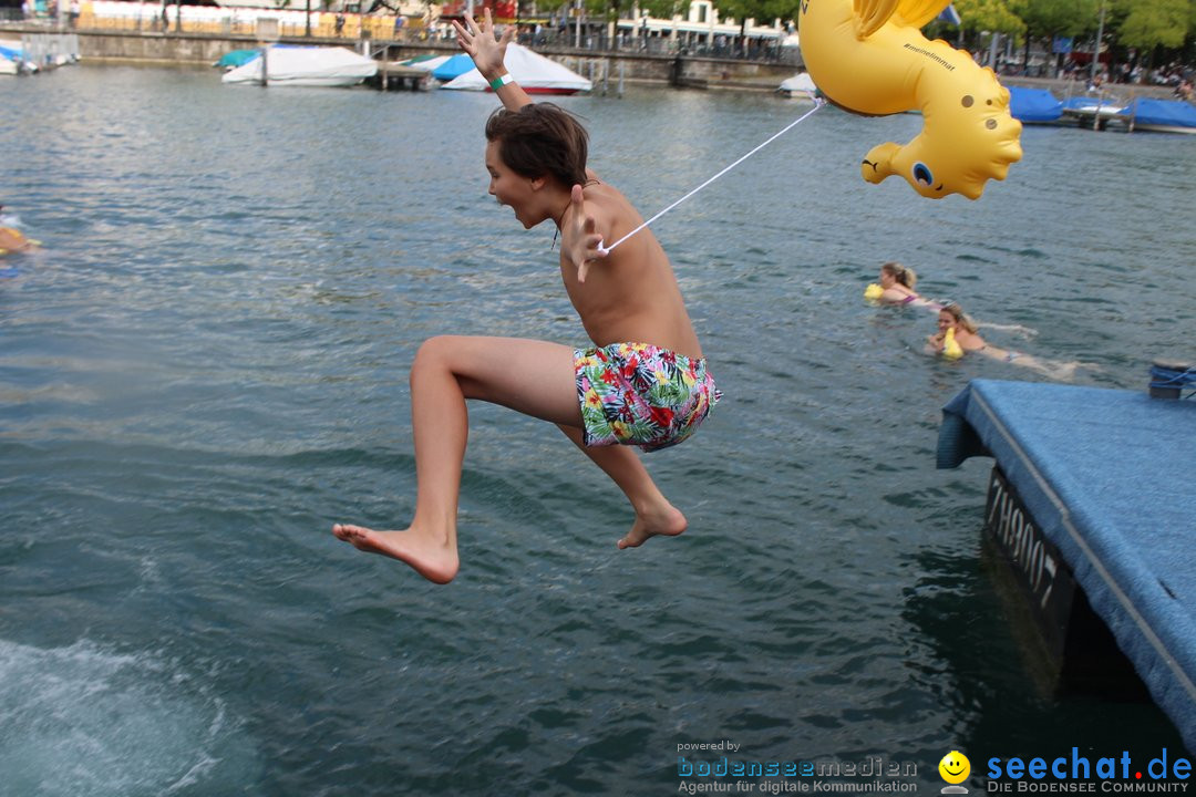 54. Zuercher Limmatschwimmen: Zuerich - Schweiz, 18.08.2018