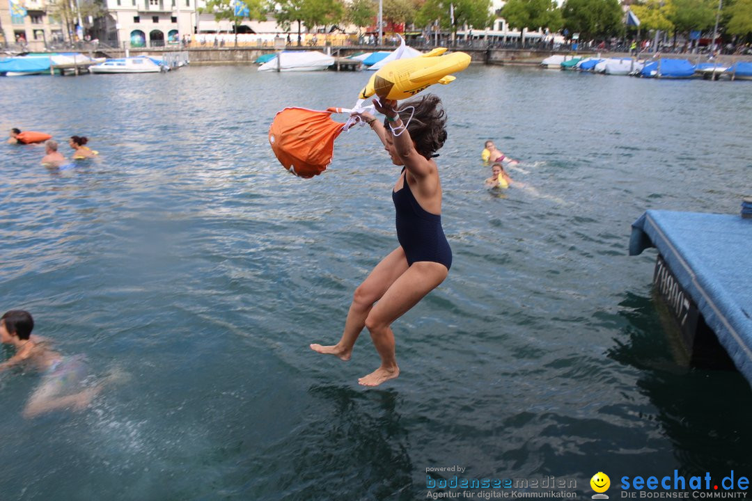 54. Zuercher Limmatschwimmen: Zuerich - Schweiz, 18.08.2018