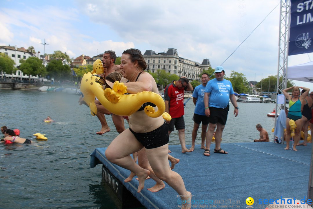 54. Zuercher Limmatschwimmen: Zuerich - Schweiz, 18.08.2018